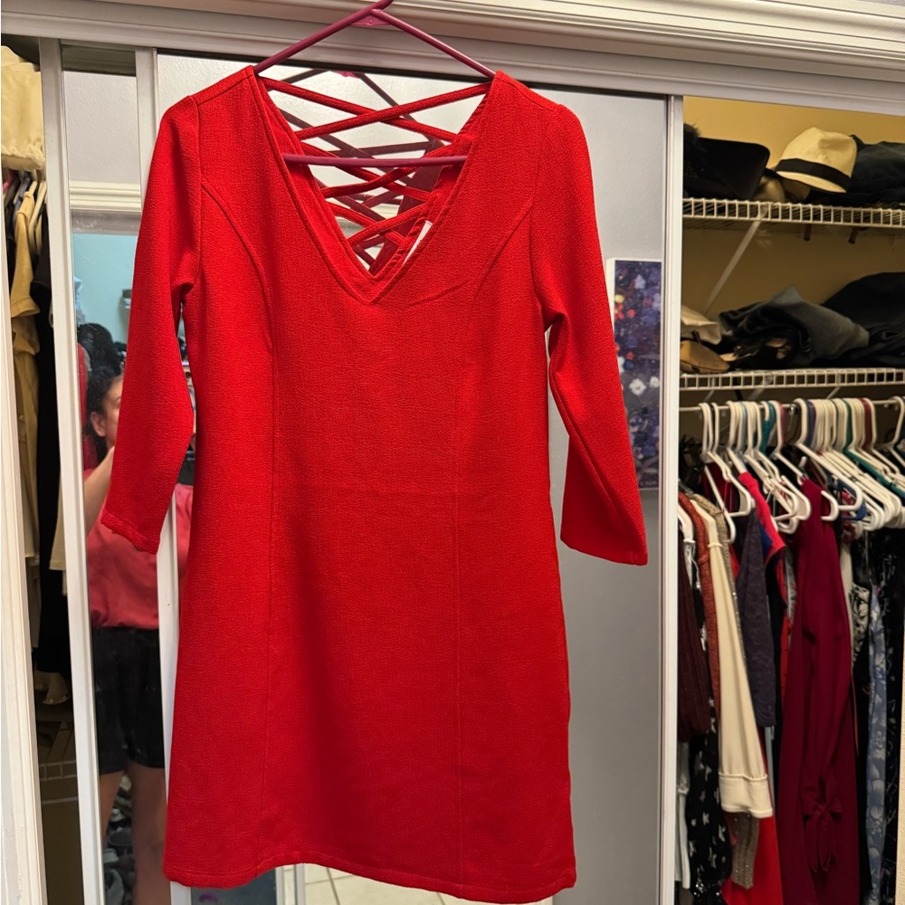 Cute red dress